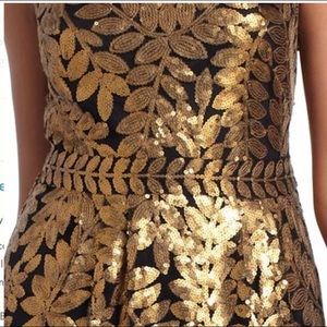 Anthropologie Project Alabama gold leaf dress👗